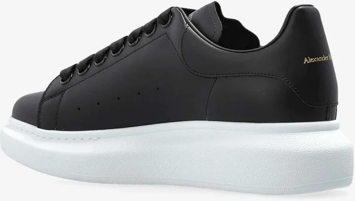 Oversized Leather Low-Top Sneakers - Image 2