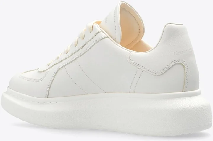 Oversized Leather Low-Top Sneakers - Image 2