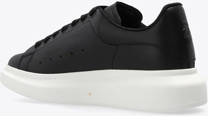 Oversized Leather Low-Top Sneakers - Image 2