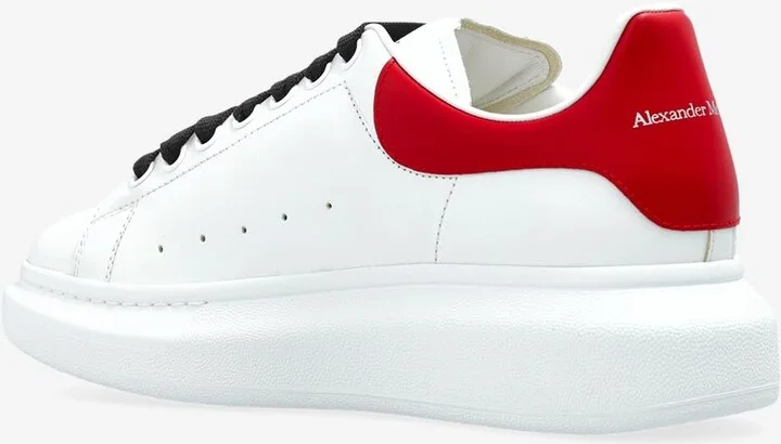 Oversized Leather Low-Top Sneakers - Image 2
