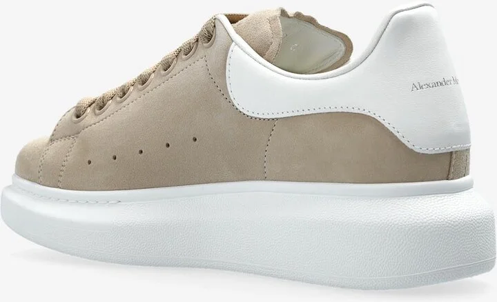 Oversized Leather Low-Top Sneakers - Image 2