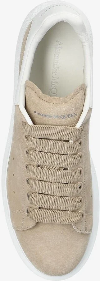 Oversized Leather Low-Top Sneakers - Image 3