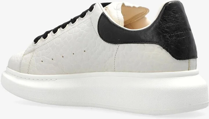 Oversized Leather Low-Top Sneakers - Image 2