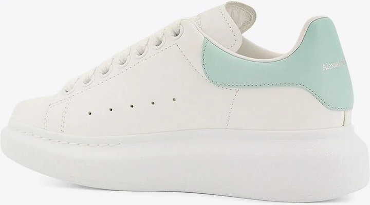 Oversized Leather Low-Top Sneakers - Image 2