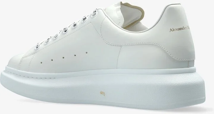 Oversized Leather Low-Top Sneakers - Image 2