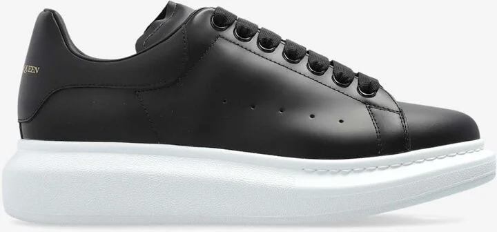 Oversized Leather Low-Top Sneakers