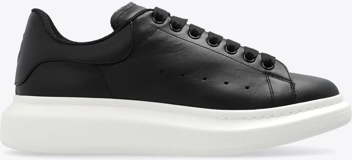 Oversized Leather Low-Top Sneakers