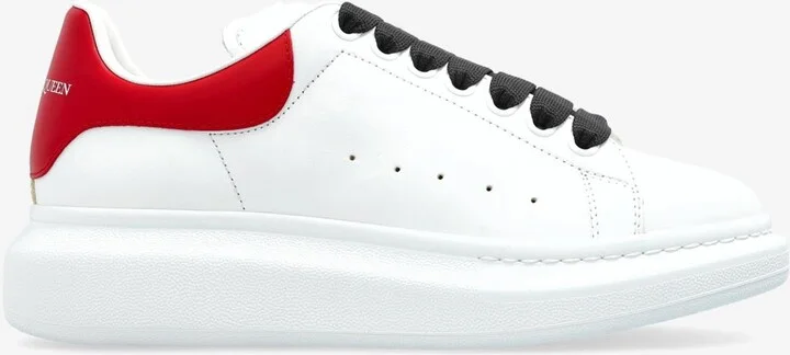 Oversized Leather Low-Top Sneakers