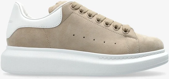 Oversized Leather Low-Top Sneakers