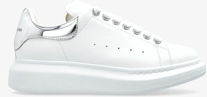 Oversized Leather Low-Top Sneakers
