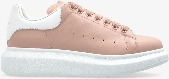 Oversized Leather Low-Top Sneakers