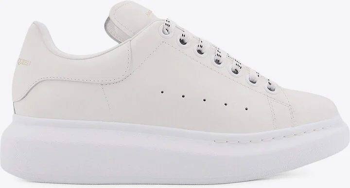 Oversized Leather Low-Top Sneakers
