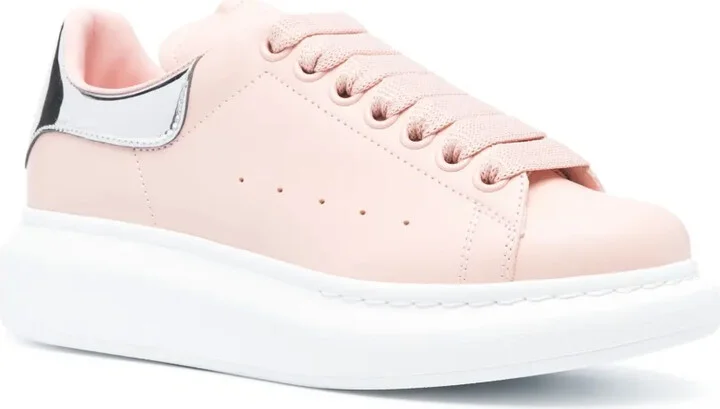 Oversized leather sneakers - Image 2