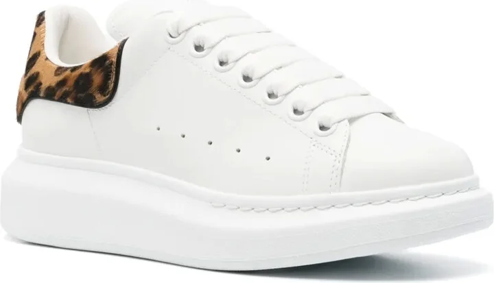 Oversized leather sneakers - Image 2