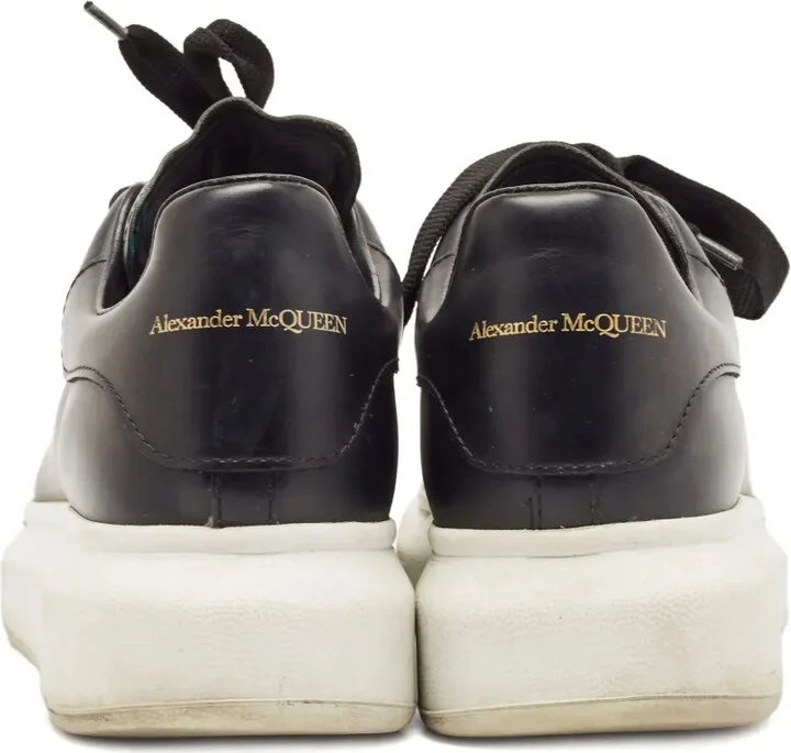 Oversized leather sneakers - Image 4