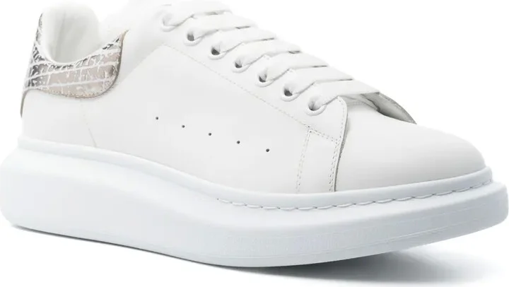 Oversized leather sneakers - Image 2
