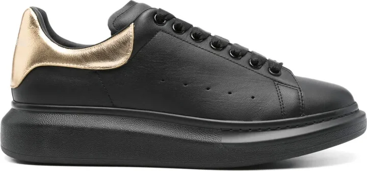 Oversized leather sneakers