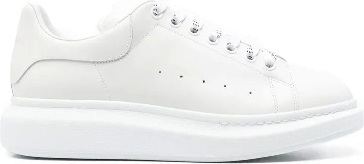 Oversized leather sneakers
