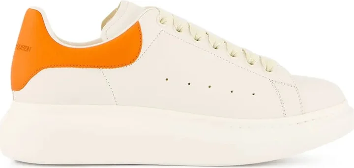Oversized leather sneakers