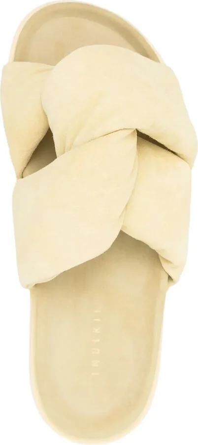 Oversized Linen Knot slides - Image 4