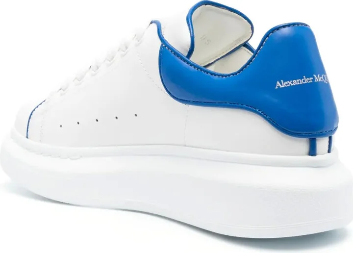 Oversized low-top leather sneakers - Image 3