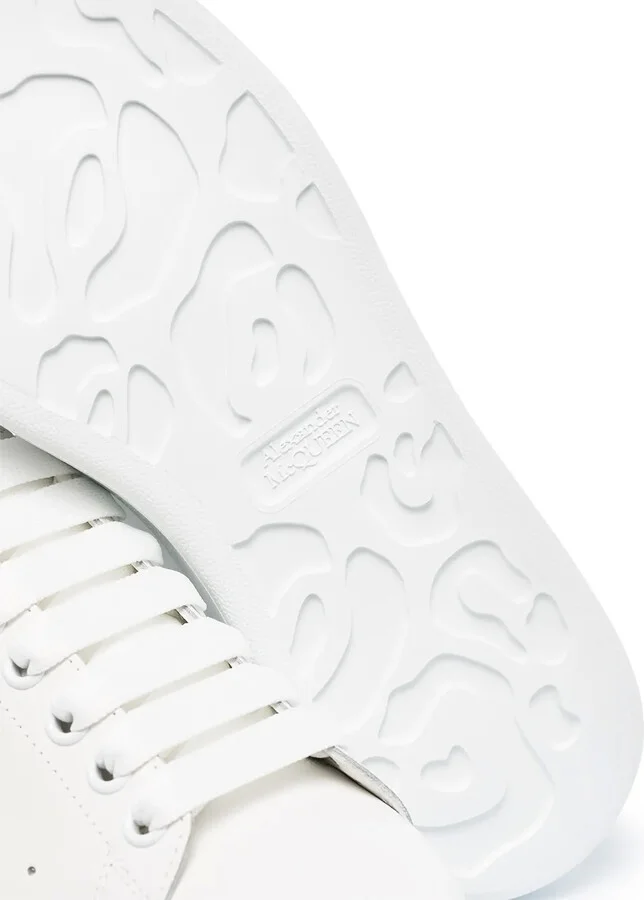 Oversized metallic leather sneakers - Image 2