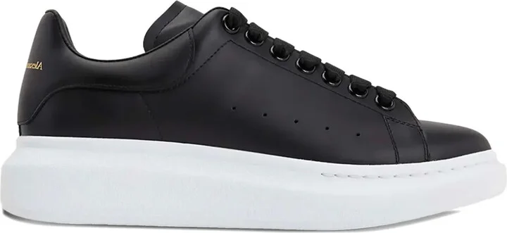 Oversized platform leather sneakers