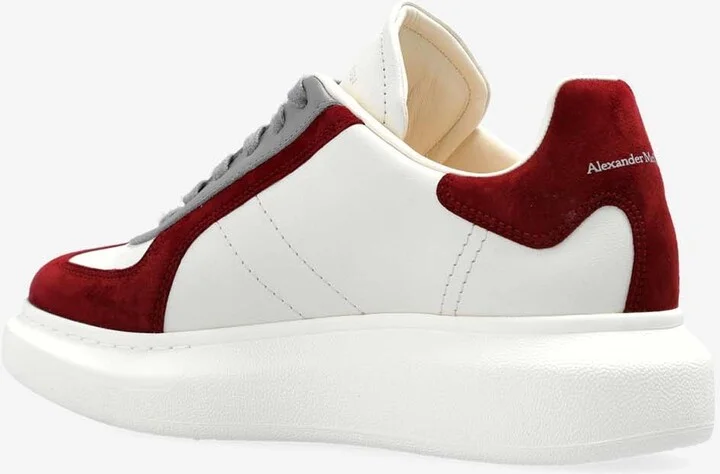 Oversized Retro Leather and Suede Sneakers - Image 2
