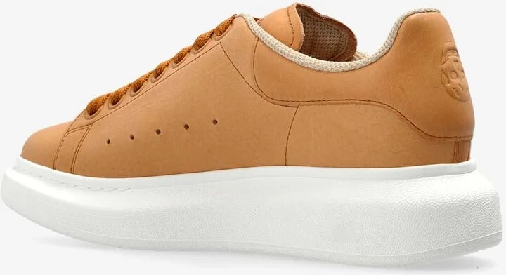 Oversized Retro Leather Sneakers - Image 2
