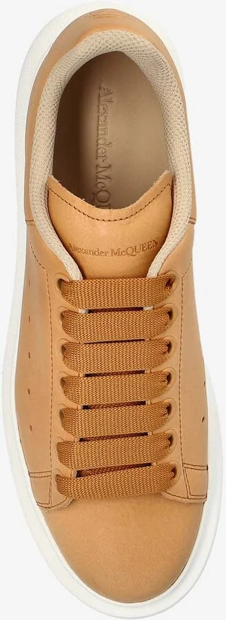 Oversized Retro Leather Sneakers - Image 3