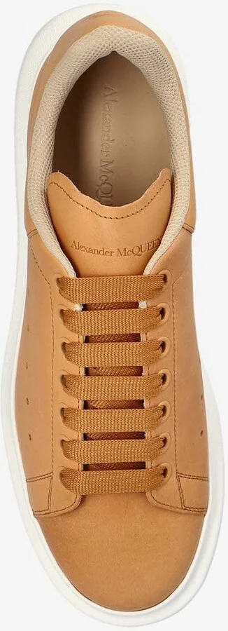 Oversized Retro Leather Sneakers - Image 3