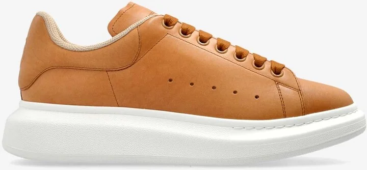 Oversized Retro Leather Sneakers