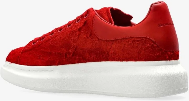 Oversized Suede Low-Top Sneakers - Image 2