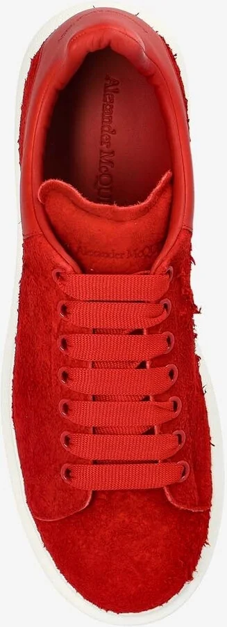 Oversized Suede Low-Top Sneakers - Image 3