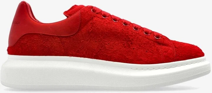 Oversized Suede Low-Top Sneakers