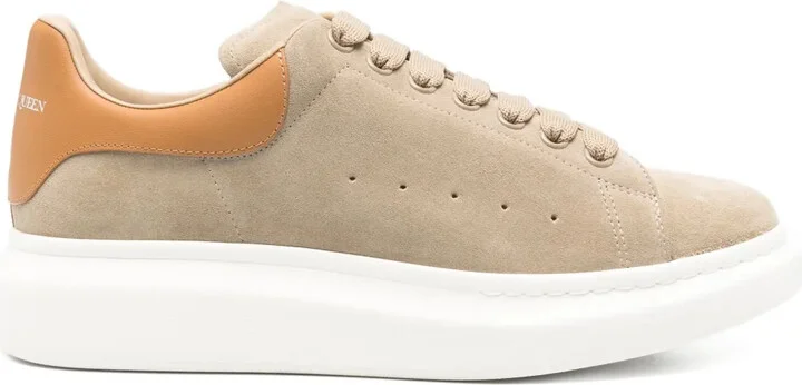 Oversized suede sneakers