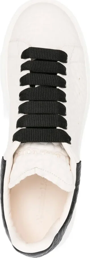 Oversized textured leather sneakers - Image 4