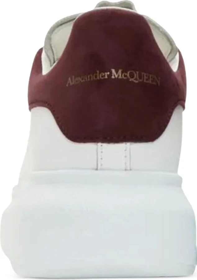 Oversized "White/Burgundy" sneakers - Image 2
