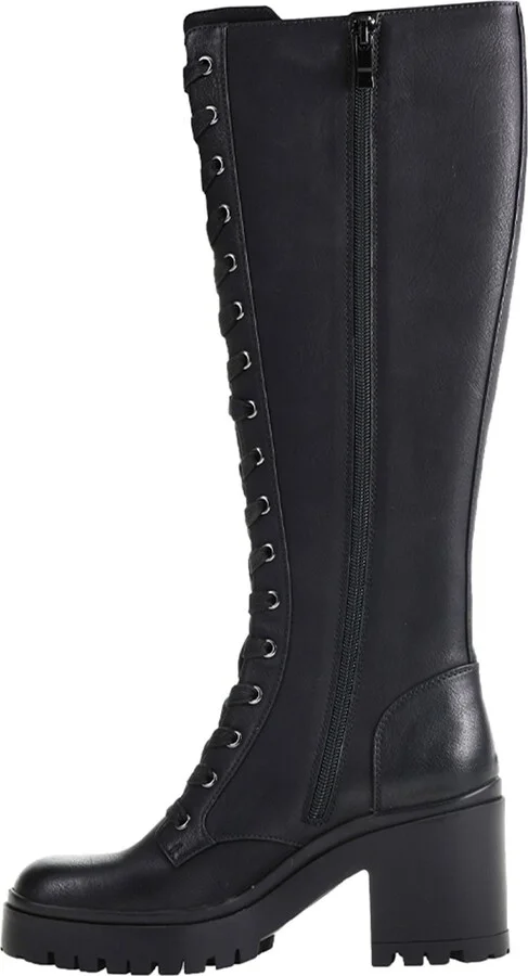 Overtimes Smooth Knee High Boot - Image 7