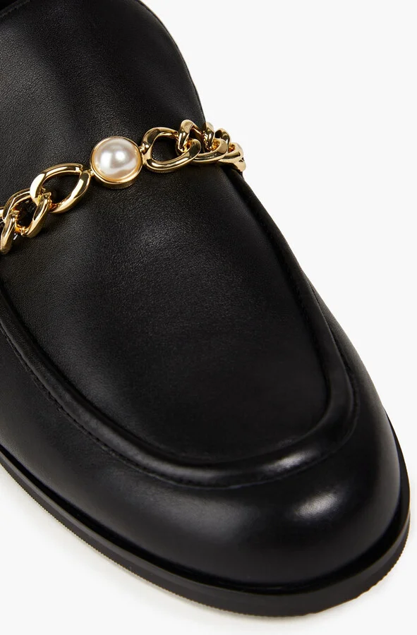 Owen embellished leather loafers - Image 4