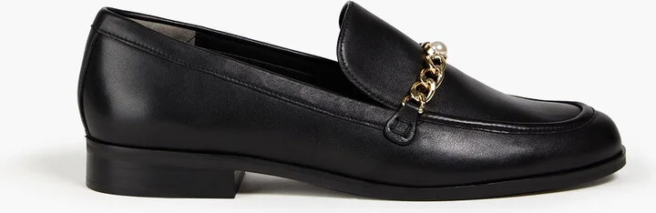 Owen embellished leather loafers