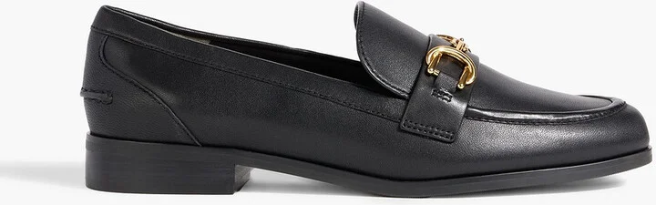 Owen embellished leather loafers