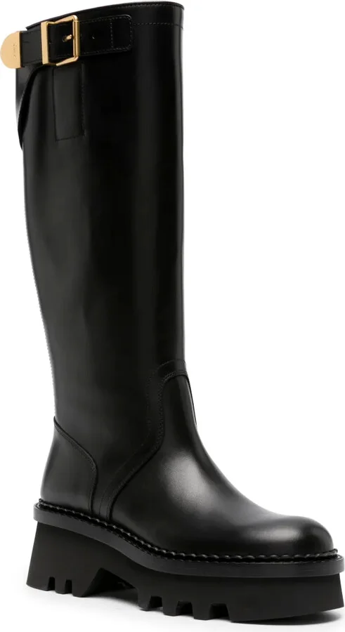 Owena knee-high leather boots - Image 2