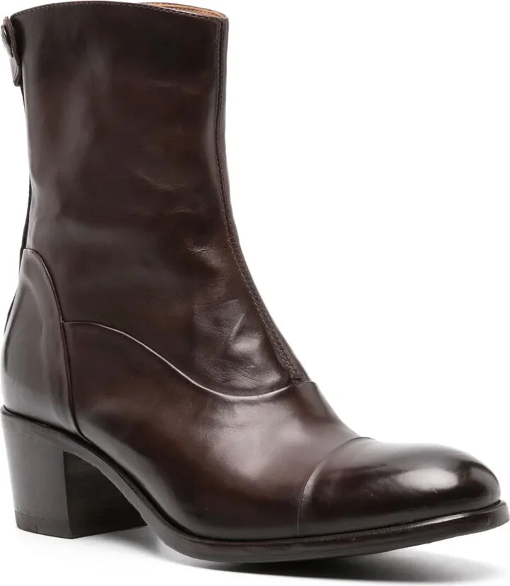 Oxana 70mm leather ankle boots - Image 2