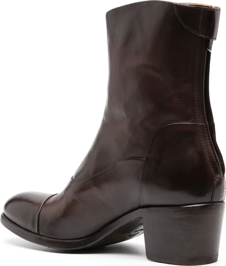Oxana 70mm leather ankle boots - Image 3