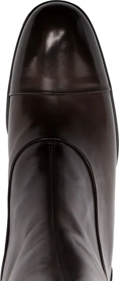 Oxana 70mm leather ankle boots - Image 4
