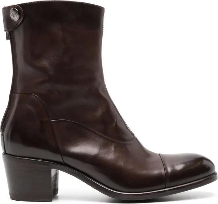Oxana 70mm leather ankle boots