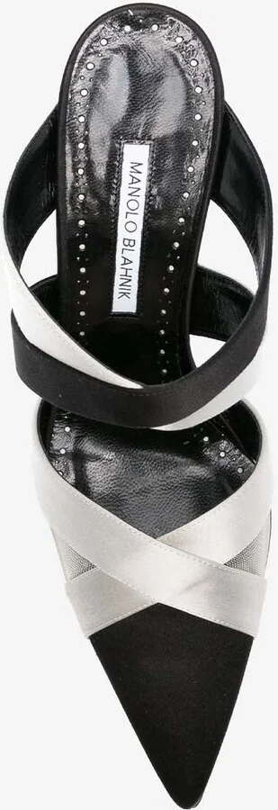 Oyounak 90 Satin Mules - Image 3