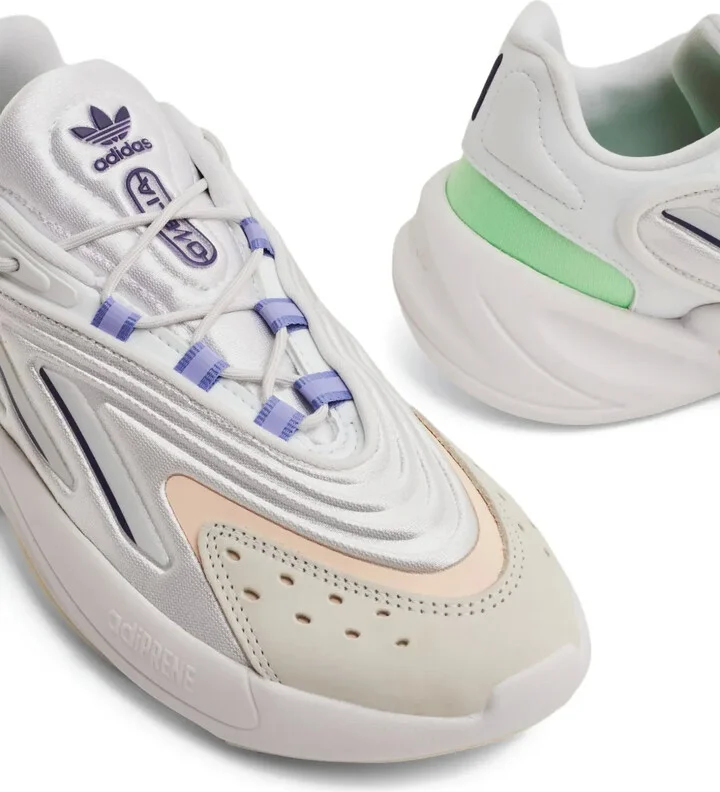 Ozelia "Cloud White/Dark Purple Beam/Green" sneakers - Image 4