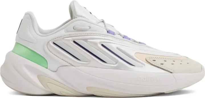 Ozelia "Cloud White/Dark Purple Beam/Green" sneakers